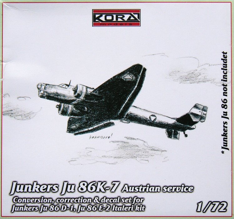 1/72 Ju 86K-7 Austrian service - Conv.Set (ITAL)