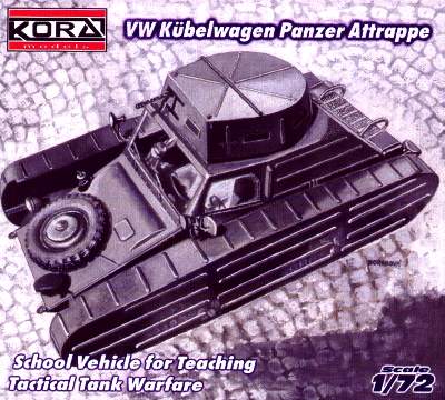 1/72 VW Kübelwagen Panzer Attrappe