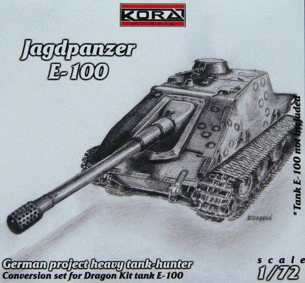 1/72 Jagdpanzer E-100 Conv. Set (for DRAG kit)