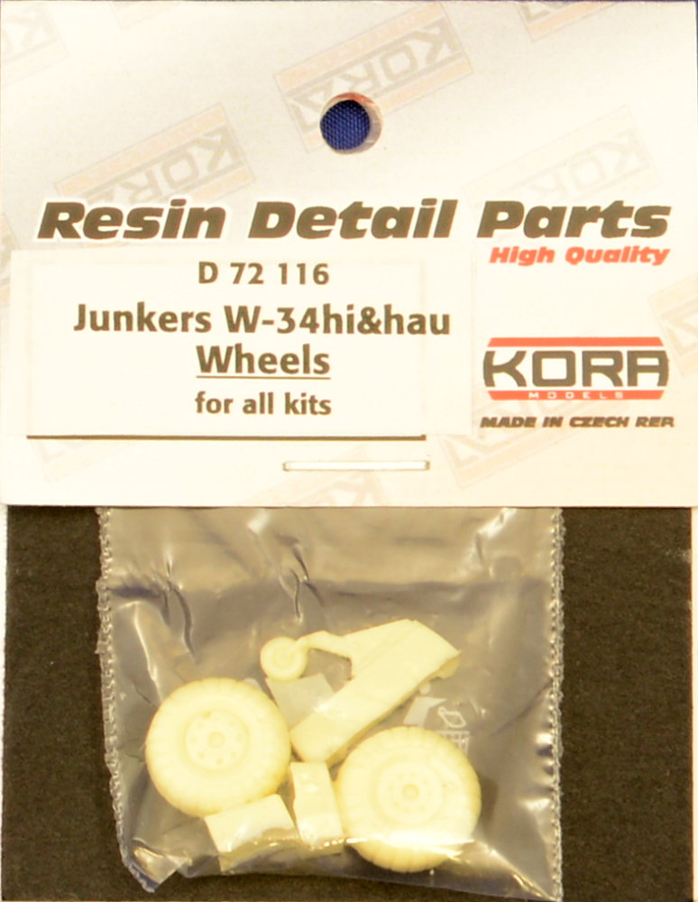 1/72 Wheels for Junkers W-34 hi&hau (all kits)