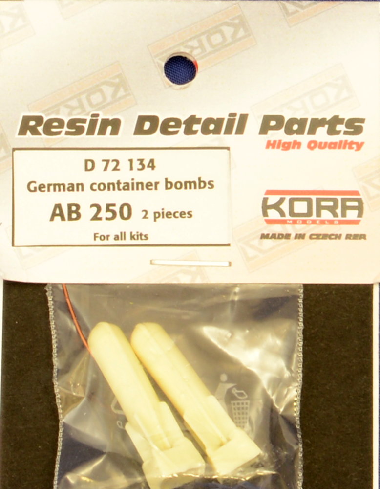 1/72 German container bombs AB 250 (2 pcs.)