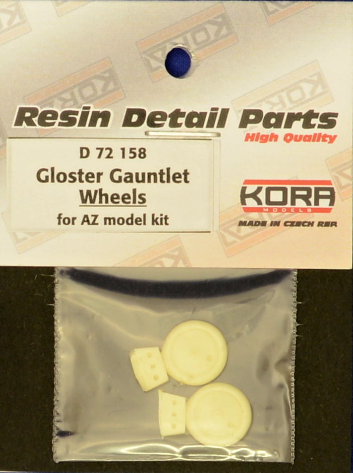 1/72 Wheels for Gloster Gauntlet (AZ)