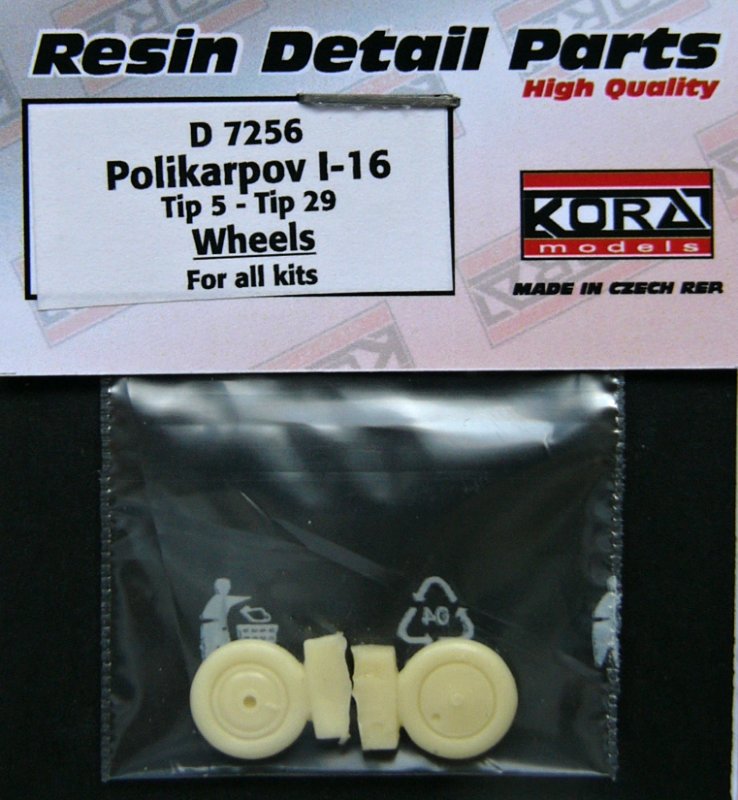 1/72 Wheels for Polikarpov I-16 Typ 5 - Typ 29