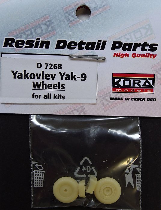 1/72 Wheels for Yakovlev Yak-9