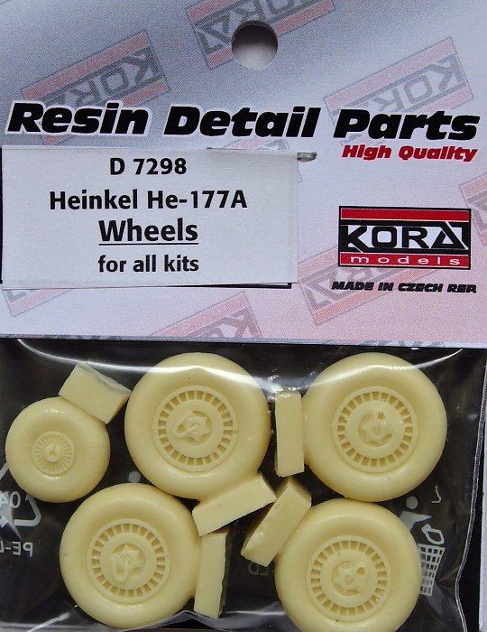 1/72 Wheels for Heinkel He-177A