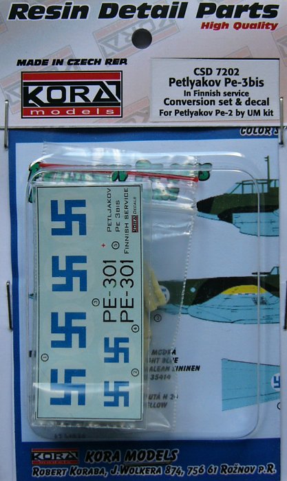 1/72 Petlyakov Pe-3bis Conv.Set (Finnish service)