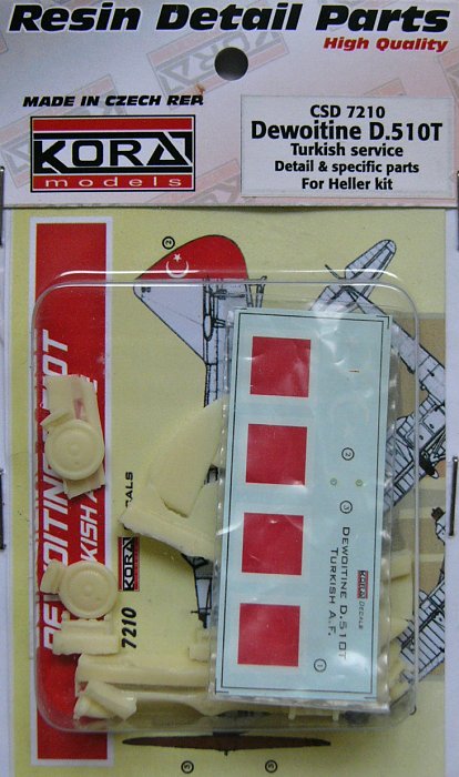 1/72 Dewoitine D.510T Detail set&decal (Turkey)