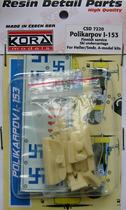 1/72 I-153 Ski undercarriage&decals (Finnish)