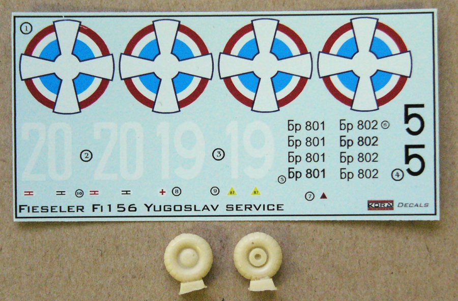 1/48 Decals Fi 156 Storch (Royal Yugoslav A.F.)