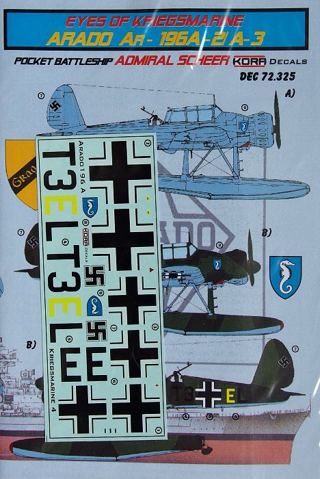 1/72 Decals Ar-196A-2/A-3 (ADMIRAL SCHEER)