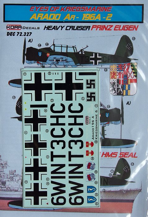 1/72 Decals Ar-196A-2 (PRINZ EUGEN)