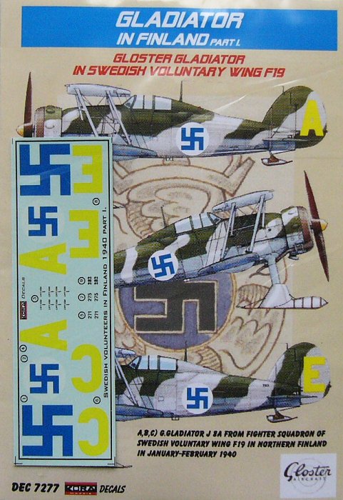 1/72 Decals Gl. Gladiator in Finland (Part I.)