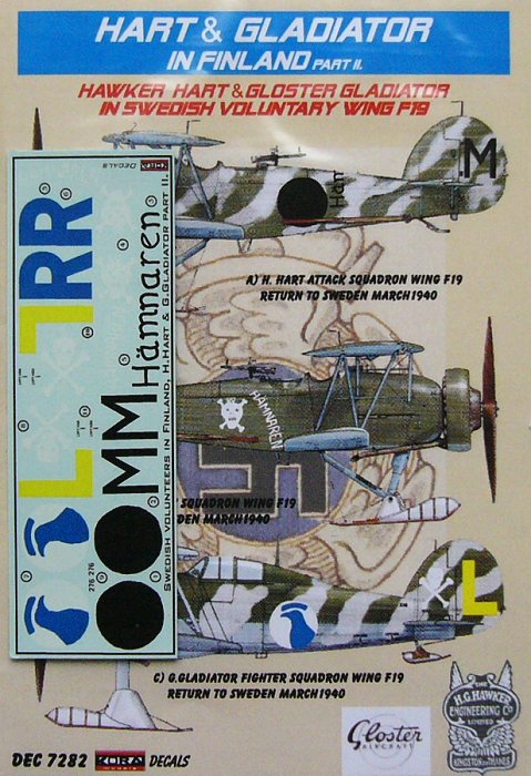 1/72 Decals Hawker Hart in Finland (Part II.)