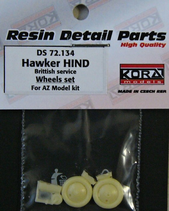 1/72 Haker Hind British - Wheels set (AZ)