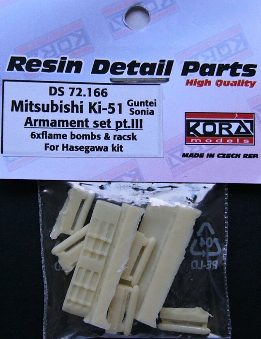 1/72 Mitsubishi Ki-51 Guntei/Sonia - Armament III.