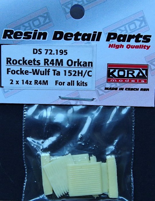 1/72 Rockets R4M Orkan Ta 152H/C (2x 14 pcs.)