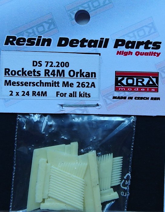 1/72 Rockets R4M Orkan Me 262A (2x 24 pcs.)