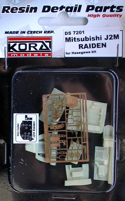 1/72 Detail Set for Mistubishi J2M RAIDEN  (HAS)