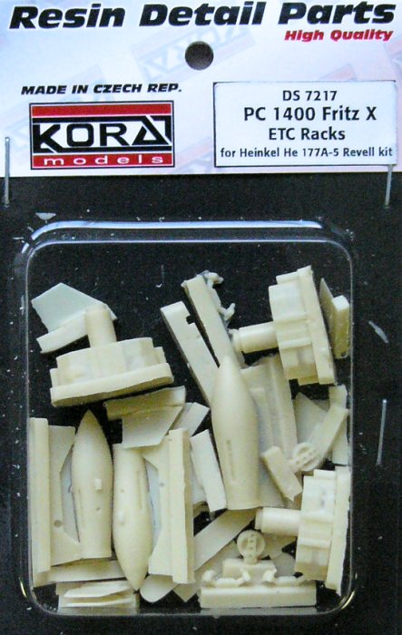 1/72 PC 140 Fritz X ETC Racks  (for He 177A-5 REV)