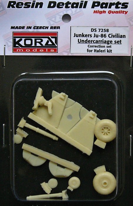 1/72 Junkers Ju-86 Civil. Undercarriage set (ITAL)