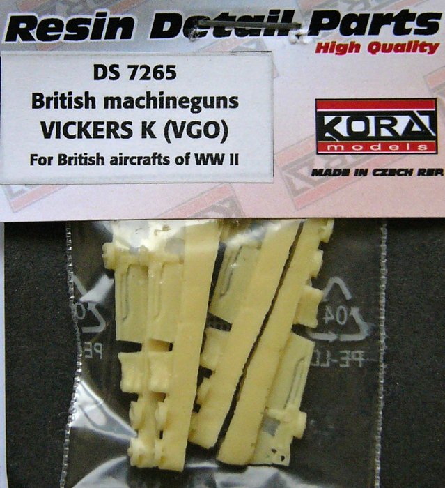 1/72 VICKERS K (VGO) British machineguns (WWII)