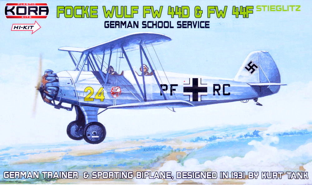 1/72 Fw 44D/44F German School Service (HI-KIT)