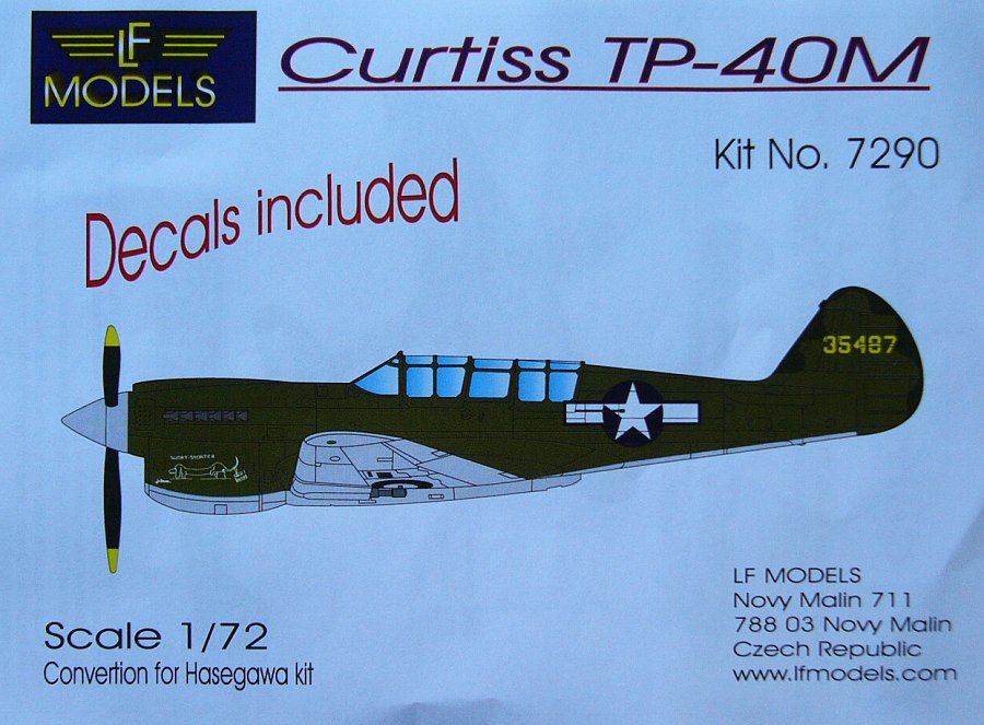 1/72 Curtiss TP-40M Conversion Set w/ decals (HAS)