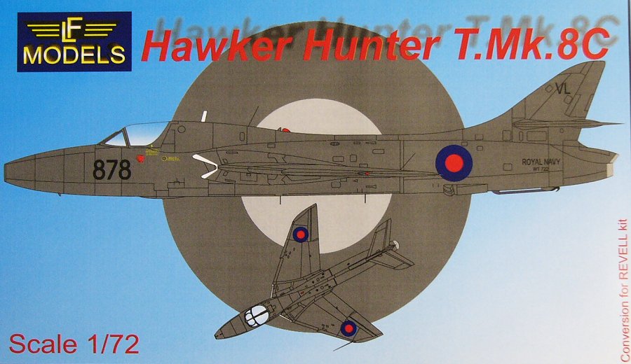 1/72 Hawker Hunter T.Mk.8C (Conv.Set for REVELL)