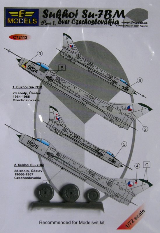 1/72 Decals Su-7BM over Czechoslovakia I. (MSVIT)