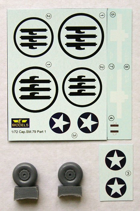 1/72 Decals for Savoia Marchetti SM.79 USAF