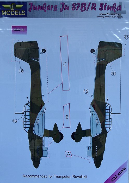 1/32 Mask Ju 87B/R Stuka (TRUMP/REV)