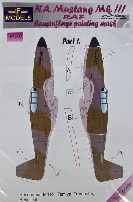 1/32 Mask N.A. Mustang Mk.III (TAM/REV) Pt I.