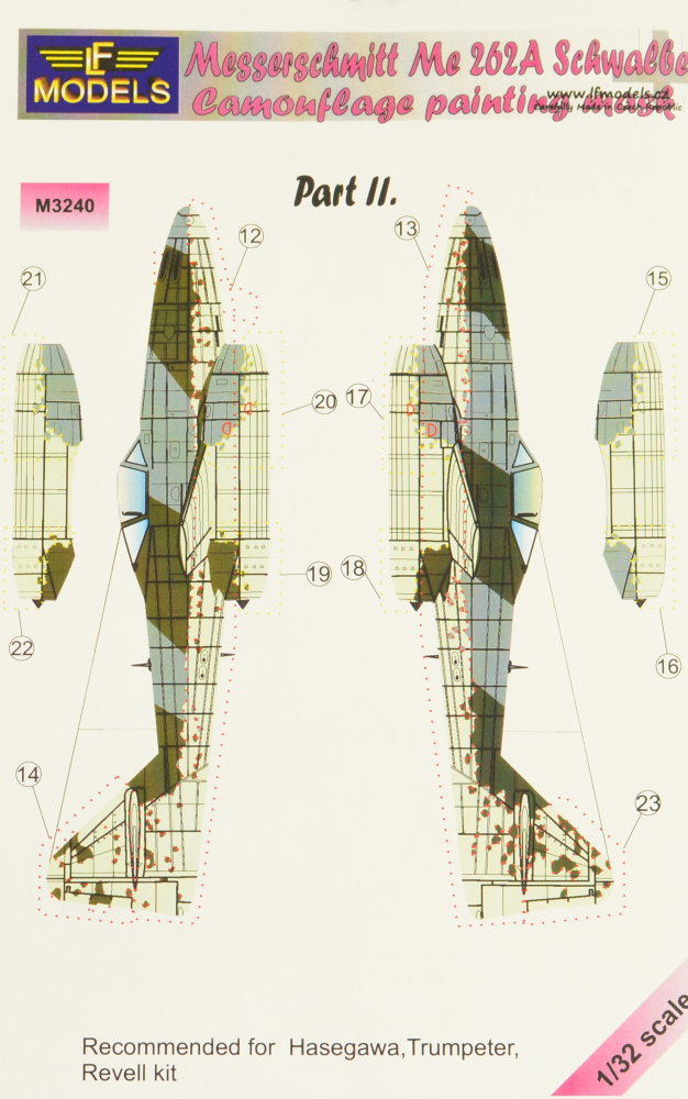 1/32 Mask Me262A Schwalbe (HAS/TRUMP/REV) Part II.