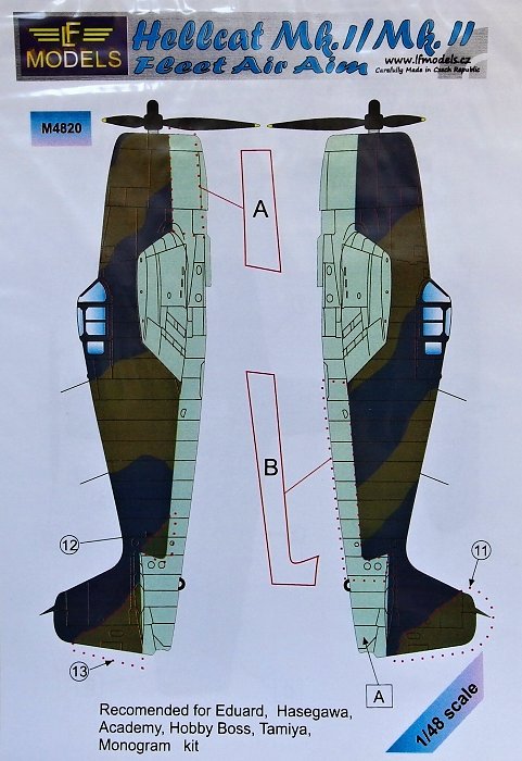 1/48 Mask Hellcat Mk.I/Mk.II Fleet Air Aim (EDU)