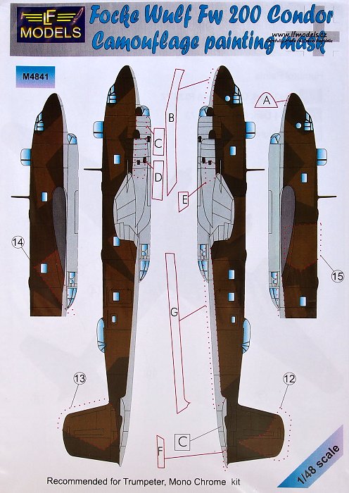 1/48 Mask Focke Wulf FW 200 Condor (TRUMP)