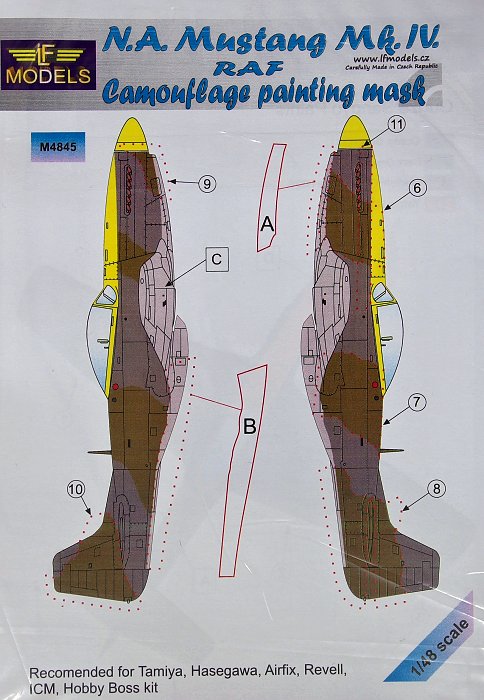 1/48 Mask N.A. Mustang Mk.IV RAF (TAM/HAS)