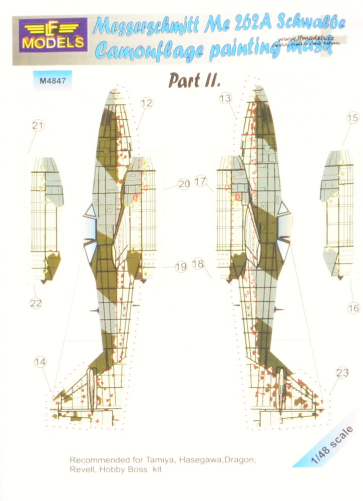 1/48 Mask Me262A Schwalbe (HAS/TAM/REV) Part II.