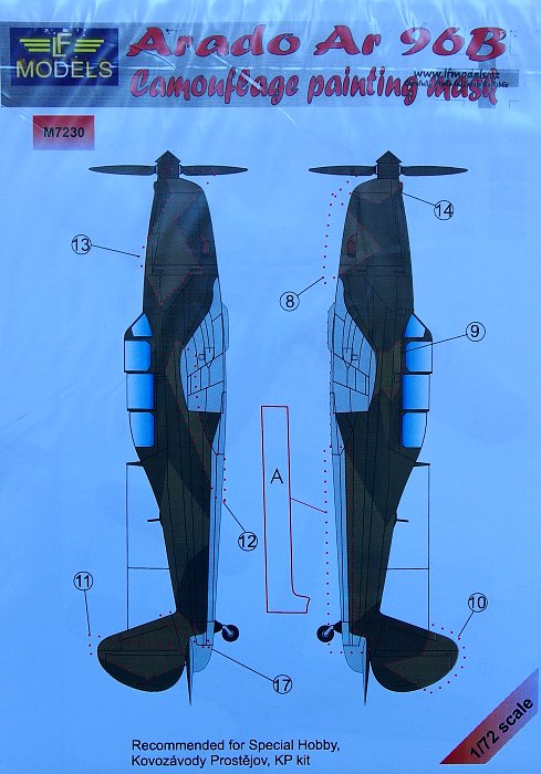 1/72 Mask Arado Ar 96B (SP.HOBBY/KP)