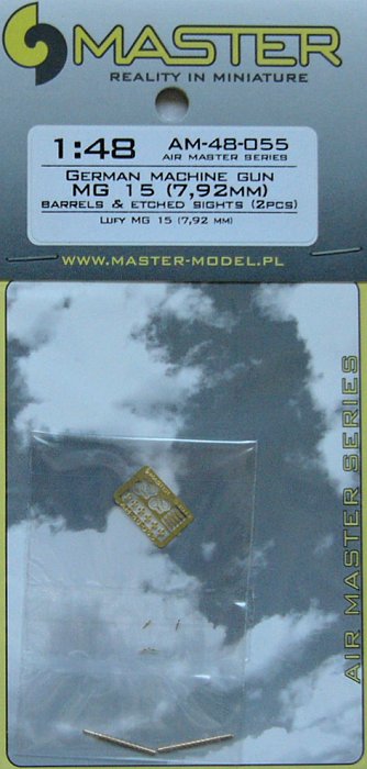 1/48 German MG 15 turned barrels&etched sights