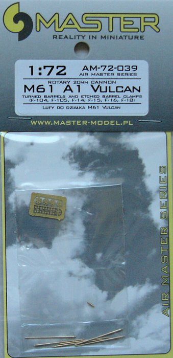 1/72 M61 A1 Vulcan Six-barrelled rotary 20mm canno