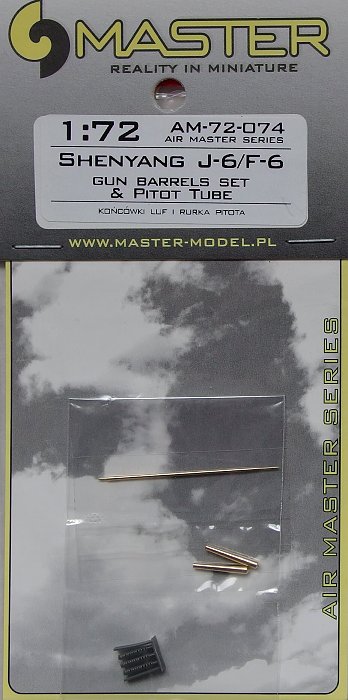 1/72 Shenyang J-6/F-6 - Gun barrels & pitot tube