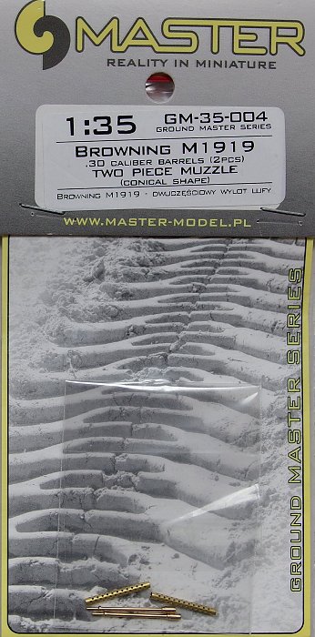 1/35 Browning M1919 barrels - conical shape (2x)