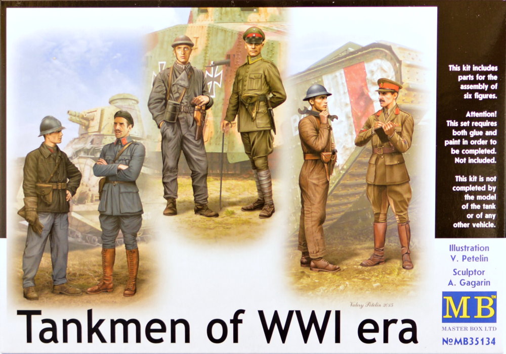 1/35 Tankmen of WWI era (6 fig.)