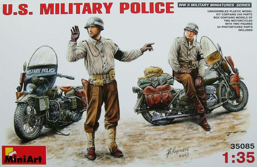 1/35 US Military Police (2x motorcycle + 2x fig.)