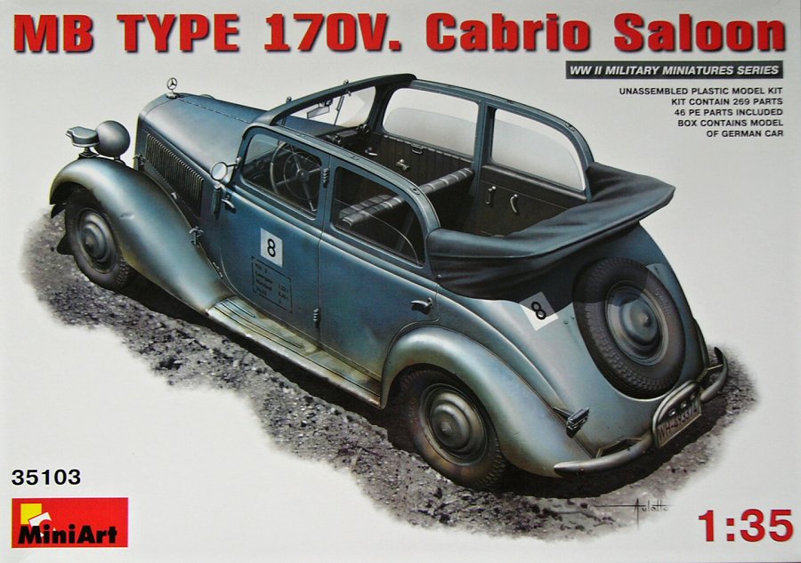 1/35 MB Type 170V Cabrio Saloon