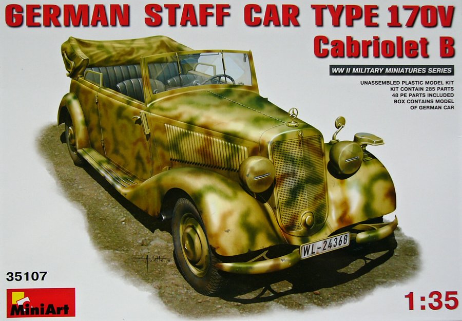 1/35 German Staff Car MB Type 170V Cabriolet B