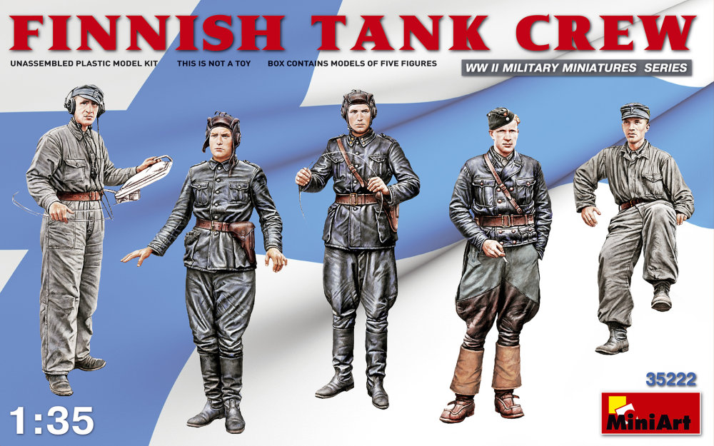 1/35 Finnish Tank Crew (5 fig.)