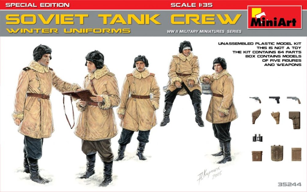 1/35 Soviet Tank Crew Winter Uniforms (Spec.Edit.)