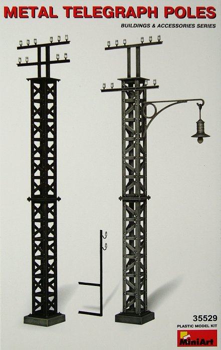 1/35 Metal Telegraph Poles