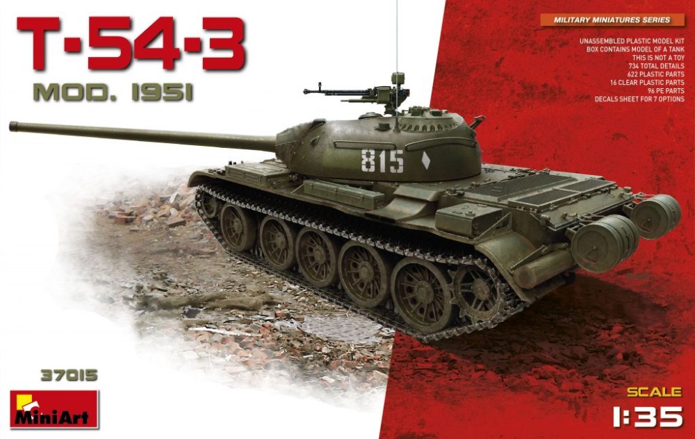 1/35 T-54-3 Soviet Medium Tank Mod.1951